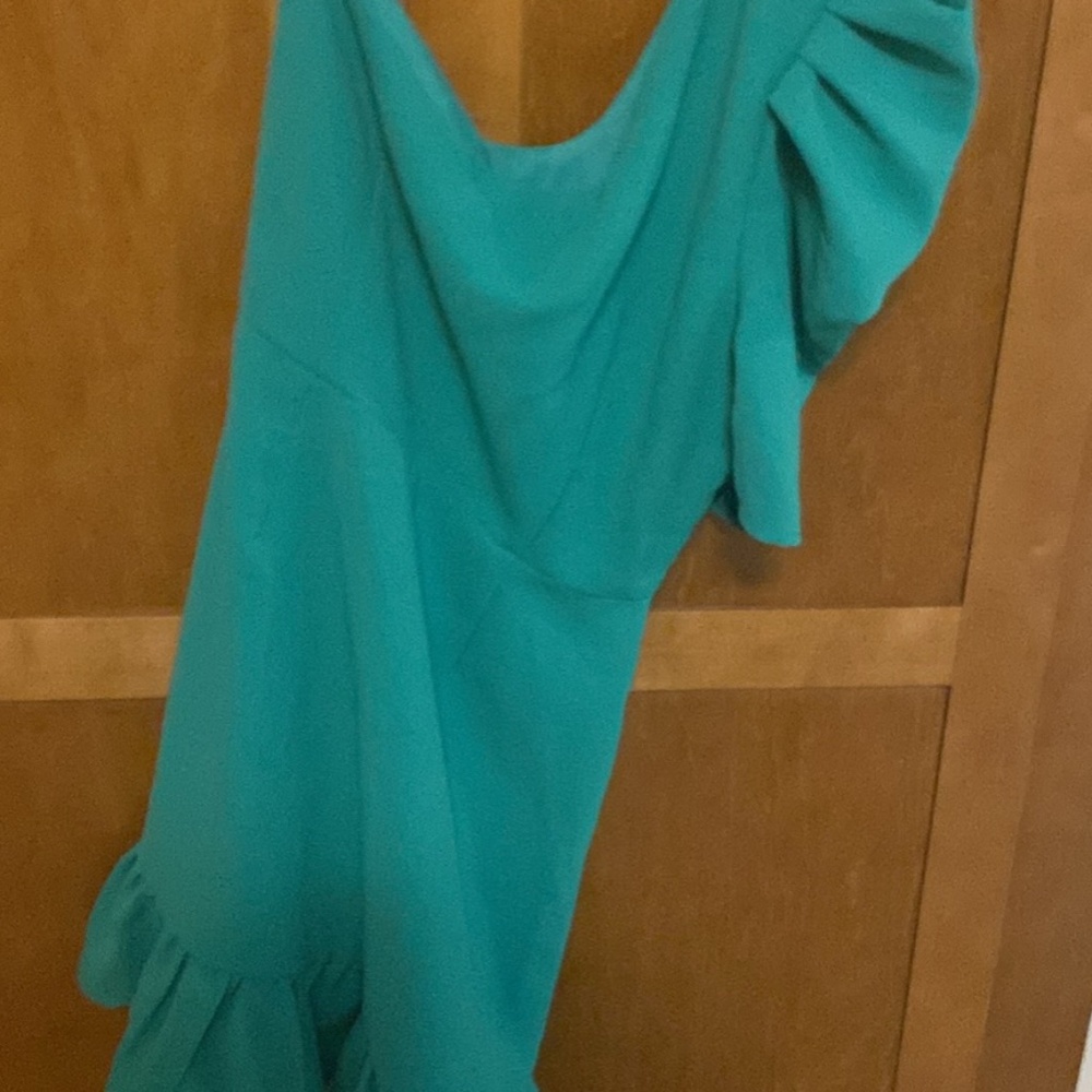 One shoulder mini dress